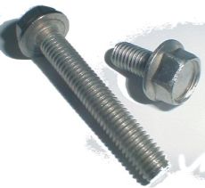 Sechskant-Schrauben mit Flansch M6x25 DIN6921 VG A2