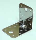 Edelstahl-Winkel rostfrei 65x90x90x2mm mit Rippe