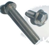 Sechskant-Schrauben mit Flansch M6x25 DIN6921 VG A2